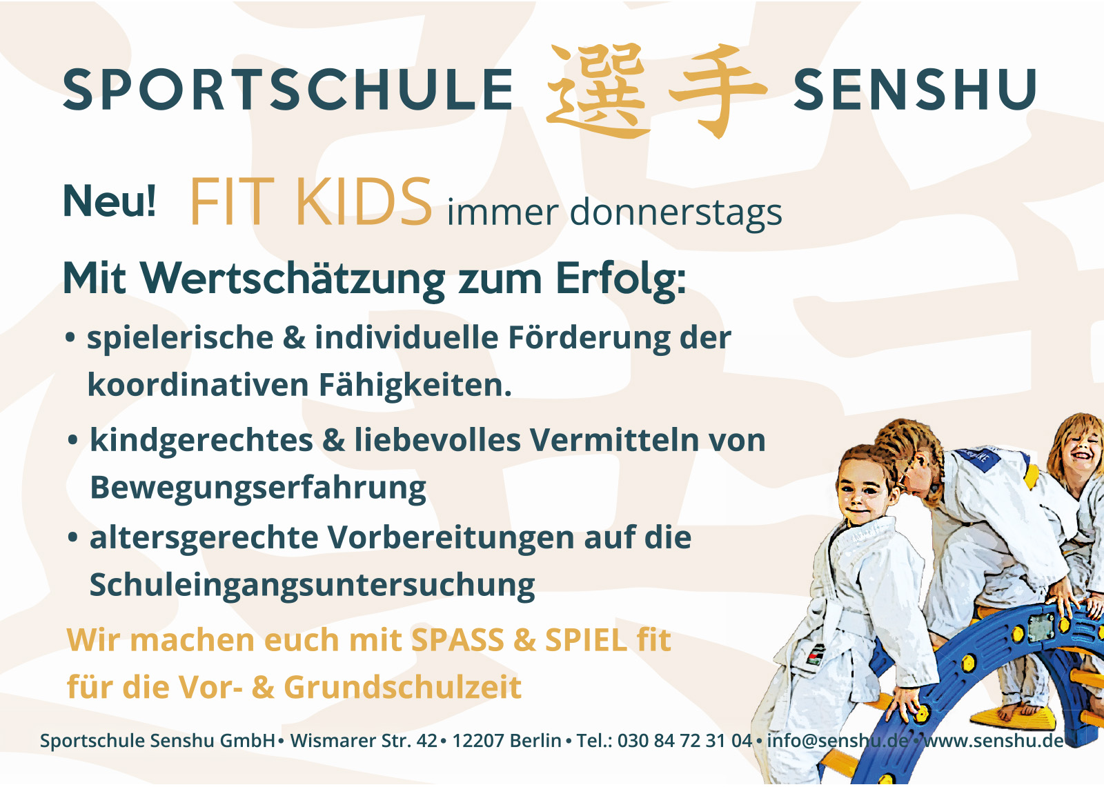 Senshu Angebot: Kreativer Kindertanz & Ballett Mix